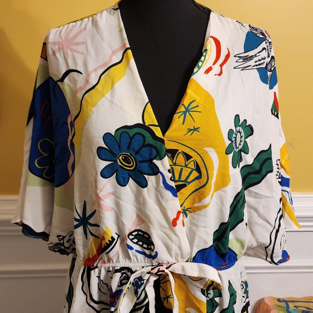 Pretty Sweet Rain Peplum blouse